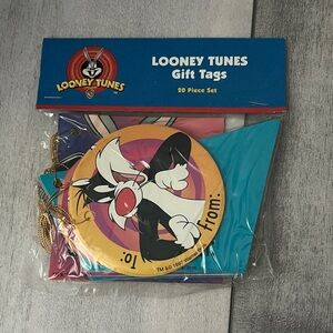 Warner Bros. Looney Tunes Gift Tags - Blue, Pink, Gold